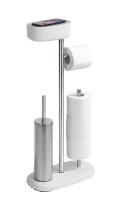 WENKO WC-Garnitur Rivazza weiß Metall, 1 St.