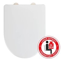 WENKO WC-Sitz mit Absenkautomatik Exclusive Nr.9 weiß, 1 St.