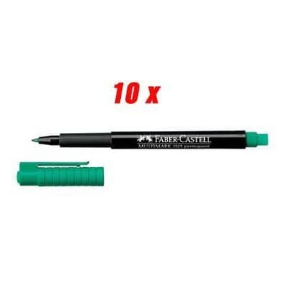 FABER-CASTELL MULTIMARK 1513 Folienstifte grün 0,6 mm permanent, 10 St.