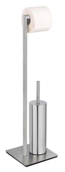 WENKO WC-Garnitur Recco silber Metall, 1 St.