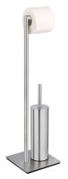WENKO WC-Garnitur Recco silber Metall, 1 St.