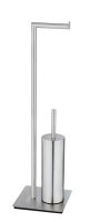 WENKO WC-Garnitur Recco silber Metall, 1 St.