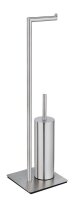 WENKO WC-Garnitur Recco silber Metall, 1 St.