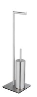 WENKO WC-Garnitur Recco silber Metall, 1 St.