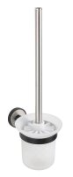 WENKO WC-Garnitur Udine weiß, silber Metall, 1 St.