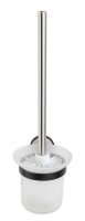 WENKO WC-Garnitur Udine weiß, silber Metall, 1 St.