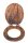 WENKO WC-Sitz Rustic braun, 1 St.