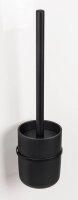 WENKO WC-Garnitur Carpino schwarz Metall, 1 St.