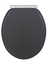 WENKO WC-Sitz mit Absenkautomatik Morra anthrazit, 1 St.