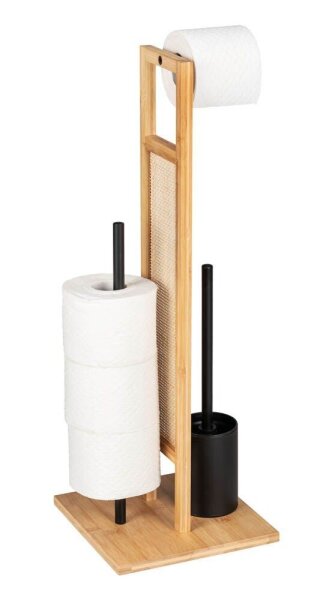 WENKO WC-Garnitur Rivalta Allegre braun Holz, 1 St.