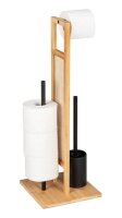 WENKO WC-Garnitur Rivalta Allegre braun Holz, 1 St.