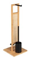 WENKO WC-Garnitur Rivalta Allegre braun Holz, 1 St.