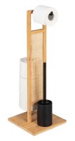WENKO WC-Garnitur Rivalta Allegre braun Holz, 1 St.
