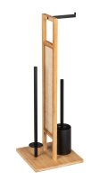 WENKO WC-Garnitur Rivalta Allegre braun Holz, 1 St.