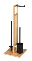 WENKO WC-Garnitur Rivalta Allegre braun Holz, 1 St.