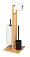 WENKO WC-Garnitur Rivalta Allegre braun Holz, 1 St.