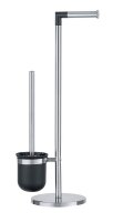 WENKO WC-Garnitur Parus silber Metall, 1 St.