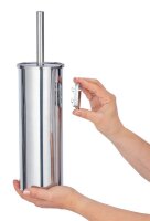 WENKO WC-Garnitur Basic silber Metall, 1 St.
