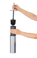 WENKO WC-Garnitur Basic silber Metall, 1 St.