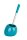 WENKO WC-Garnitur Polaris petrol Stein, 1 St.