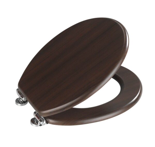 WENKO WC-Sitz mit Absenkautomatik Wenge braun, 1 St.