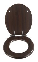 WENKO WC-Sitz mit Absenkautomatik Wenge braun, 1 St.