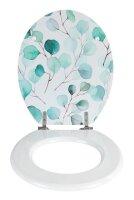 WENKO WC-Sitz Pioppo weiß, grün, 1 St.