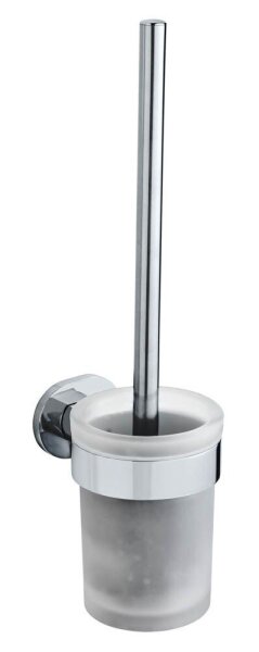 WENKO WC-Garnitur Maribor weiß, silber Metall, 1 St.