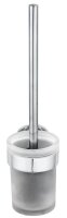 WENKO WC-Garnitur Maribor weiß, silber Metall, 1 St.