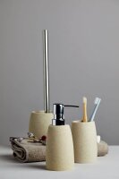 WENKO WC-Garnitur Goa beige Stein, 1 St.