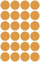AVERY Zweckform Klebepunkte 3173 leuchtorange Ø...