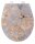 WENKO WC-Sitz mit Absenkautomatik Grey Marble mehrfarbig, 1 St.