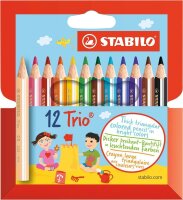 STABILO Trio® dick und kurz Buntstifte farbsortiert,...