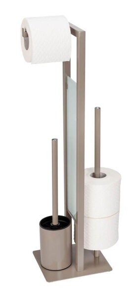 WENKO WC-Garnitur Rivalta  taupe Metall, 1 St.