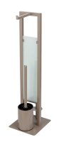 WENKO WC-Garnitur Rivalta  taupe Metall, 1 St.