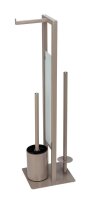 WENKO WC-Garnitur Rivalta  taupe Metall, 1 St.