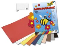 folia Moosgummi weiß 10 Bogen
