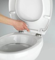 WENKO WC-Sitz mit Absenkautomatik Samos weiß, 1 St.