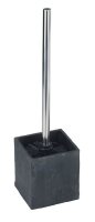 WENKO WC-Garnitur Slate Rock schwarz Stein, 1 St.