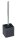 WENKO WC-Garnitur Slate Rock schwarz Stein, 1 St.