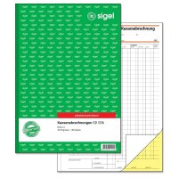 SIGEL Kassenabrechnung Formularbuch SD006, 1 St.