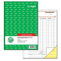 SIGEL Kassenbericht/Bestandsrechnung Formularbuch SD007,...