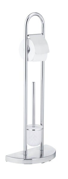 WENKO WC-Garnitur Raumwunder silber Metall, 1 St.