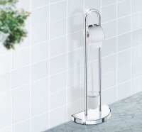 WENKO WC-Garnitur Raumwunder silber Metall, 1 St.