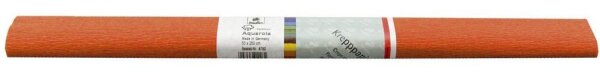 Werola Krepppapier Wasserfest orange 32 g/qm 10 Rollen