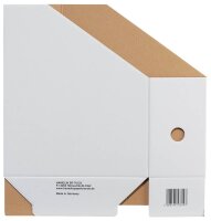 LANDRÉ® Stehsammler 100420039 weiß Karton, DIN A4, 1 St.