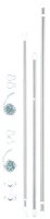 WENKO Teleskop-Garderobe silber Metall 150,0-245,0 x...