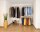 WENKO Teleskop-Garderobe silber Metall 150,0-245,0 x 160,0-202,0 cm, 1 Set