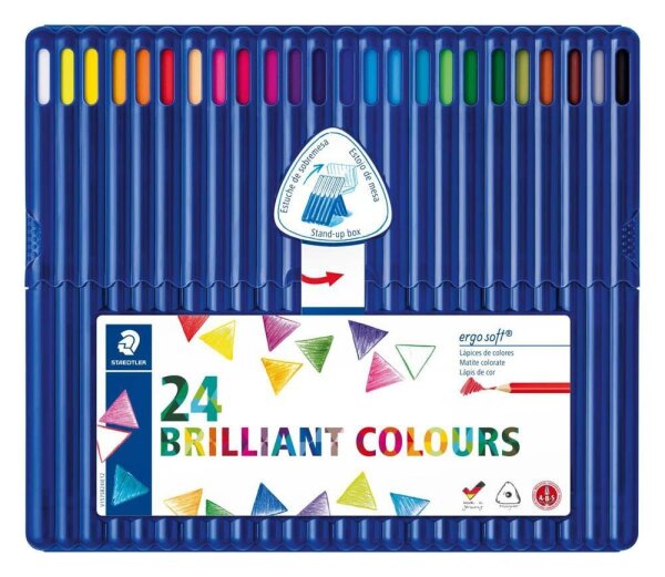 STAEDTLER ergosoft® 157 Buntstifte farbsortiert, 24 St.