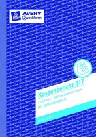 AVERY Zweckform Kassenbericht Formularbuch 317, 1 St.